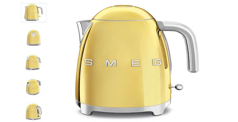 Smeg Gold Kettle